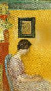 Carl Larsson kersti 19 ar -kersti 1915 painting